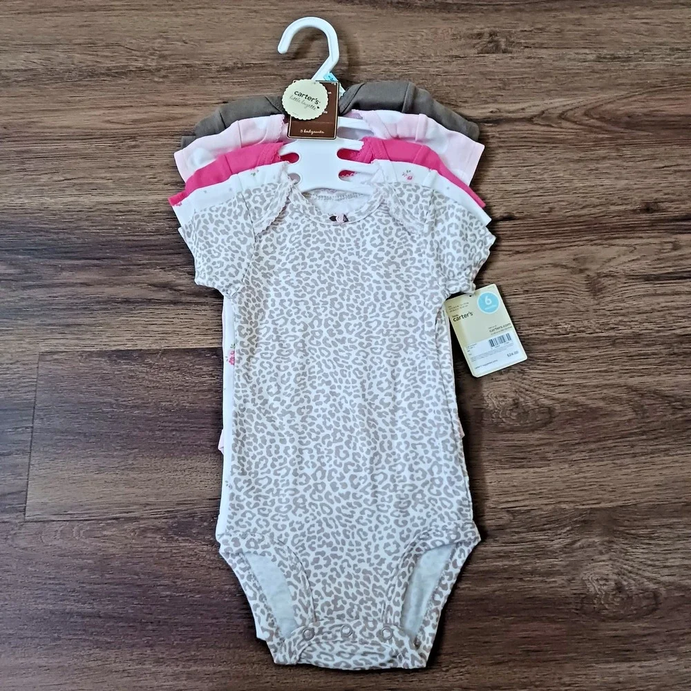 New Carter's Girls Size 6 months Short Sleeve Bodysuits Mommy Adores Me